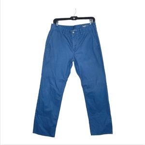 Bonobos Straight Leg Chino Pants Size 32x32 Blue Cotton Business Casual